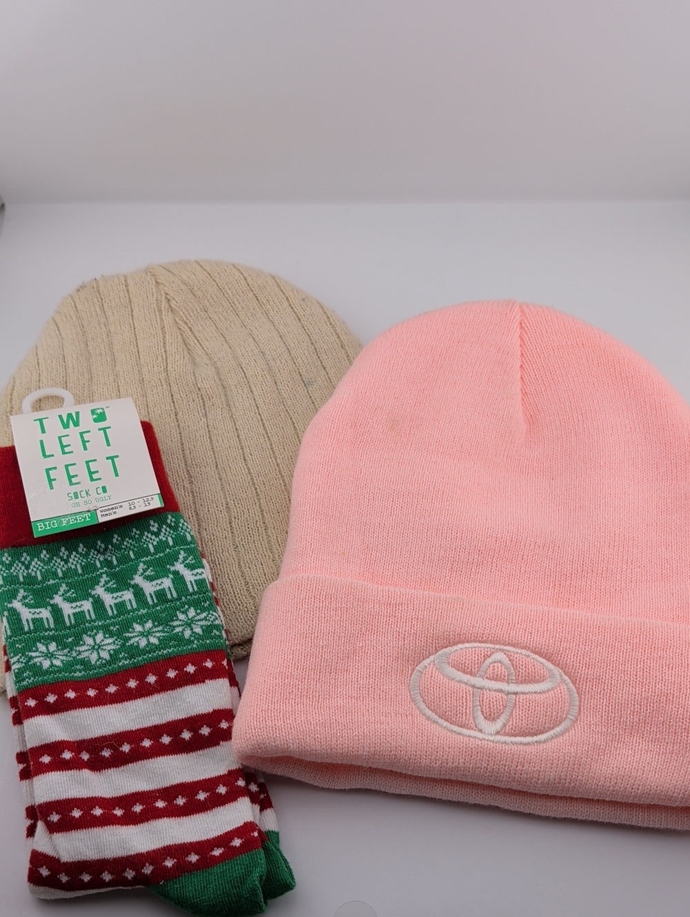 Toyota Pink Beanie Warm Winter Wear Lot